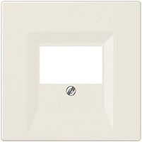 Лицевая панель Jung LS990 для 2-м. розетки USB/аудио бежевый картинка